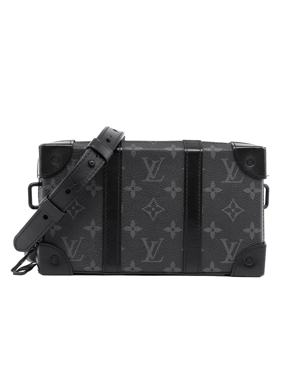 LV SOFT TRUNK WALLET ECLIPSE MONOGRAM CALF SOBLACK MICROCHIP 04969