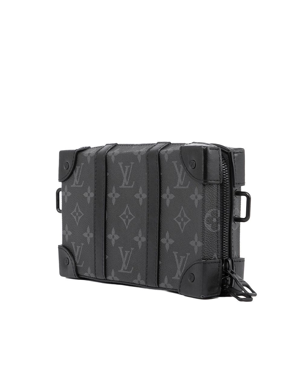 LV SOFT TRUNK WALLET ECLIPSE MONOGRAM CALF SOBLACK MICROCHIP 04972