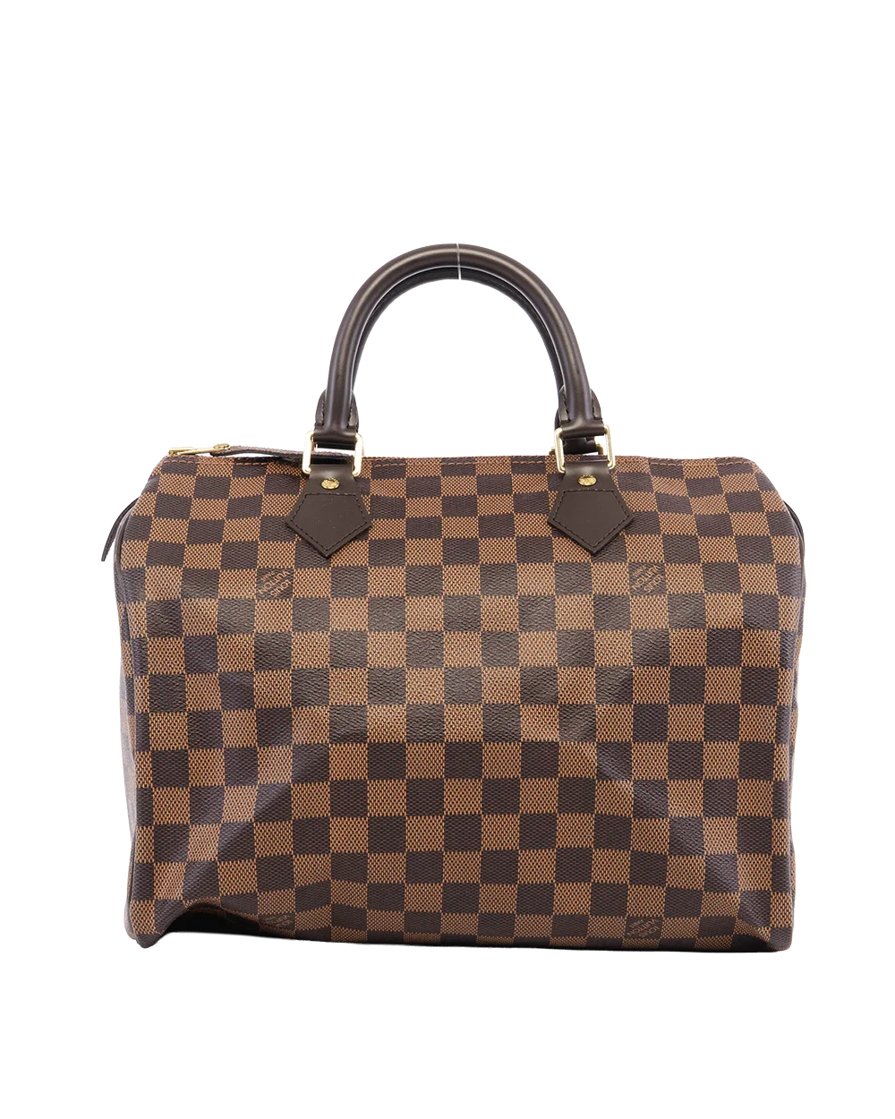 LV SPEEDY 30 BROWN DAMIER CANVAS GHW TR4152 05724