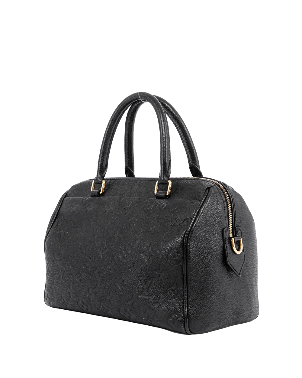 LV SPEEDY BAND 25 BLACK MONOGRAM EMPREINTE GHW DU4188 05772