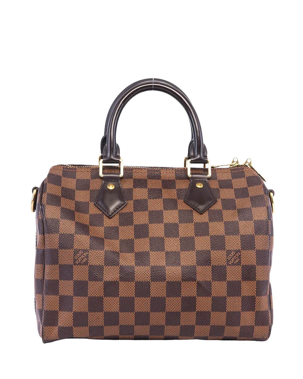 LV SPEEDY BAND 25 BROWN DAMIER CANVAS GHW MB4155 05351