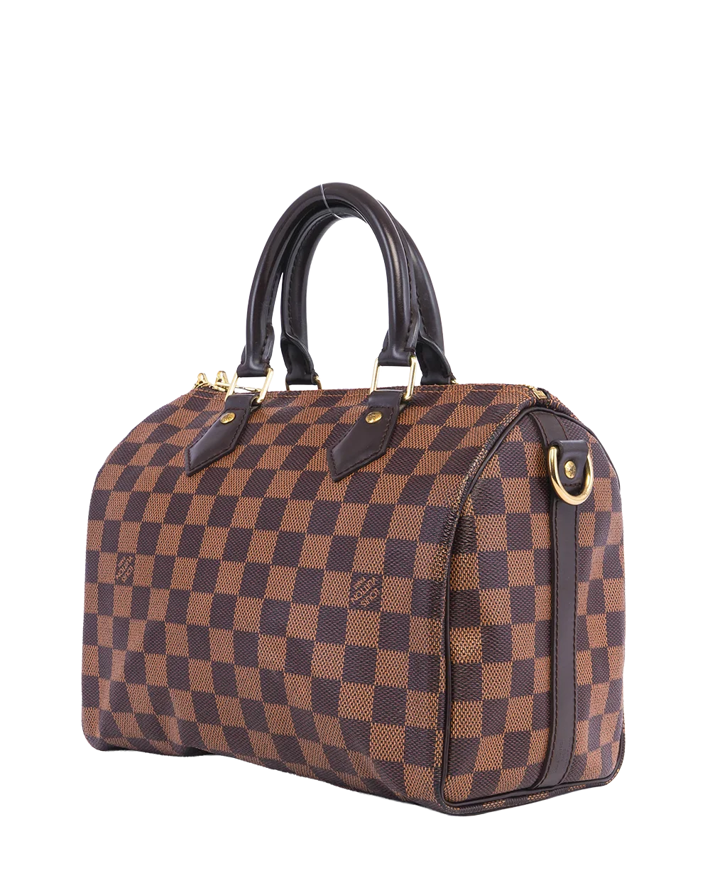 LV SPEEDY BAND 25 BROWN DAMIER CANVAS GHW MB4155 05353
