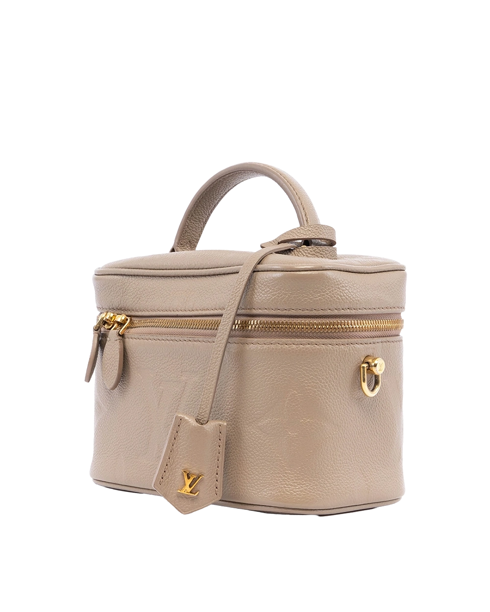 LV VANITY PM GRAY GIANT MONOGRAM CALF GHW MICROCHIP 01153