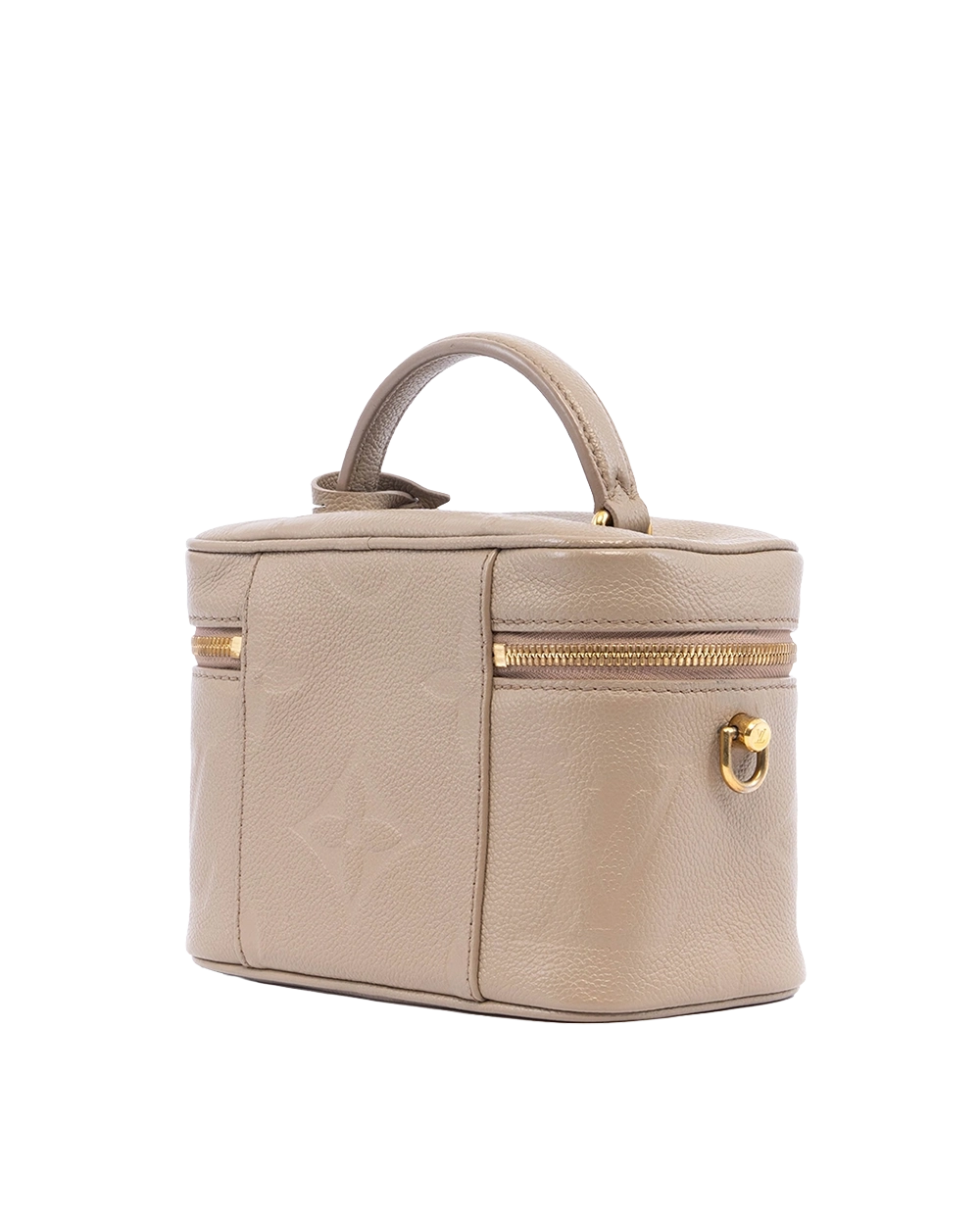 LV VANITY PM GRAY GIANT MONOGRAM CALF GHW MICROCHIP 01154