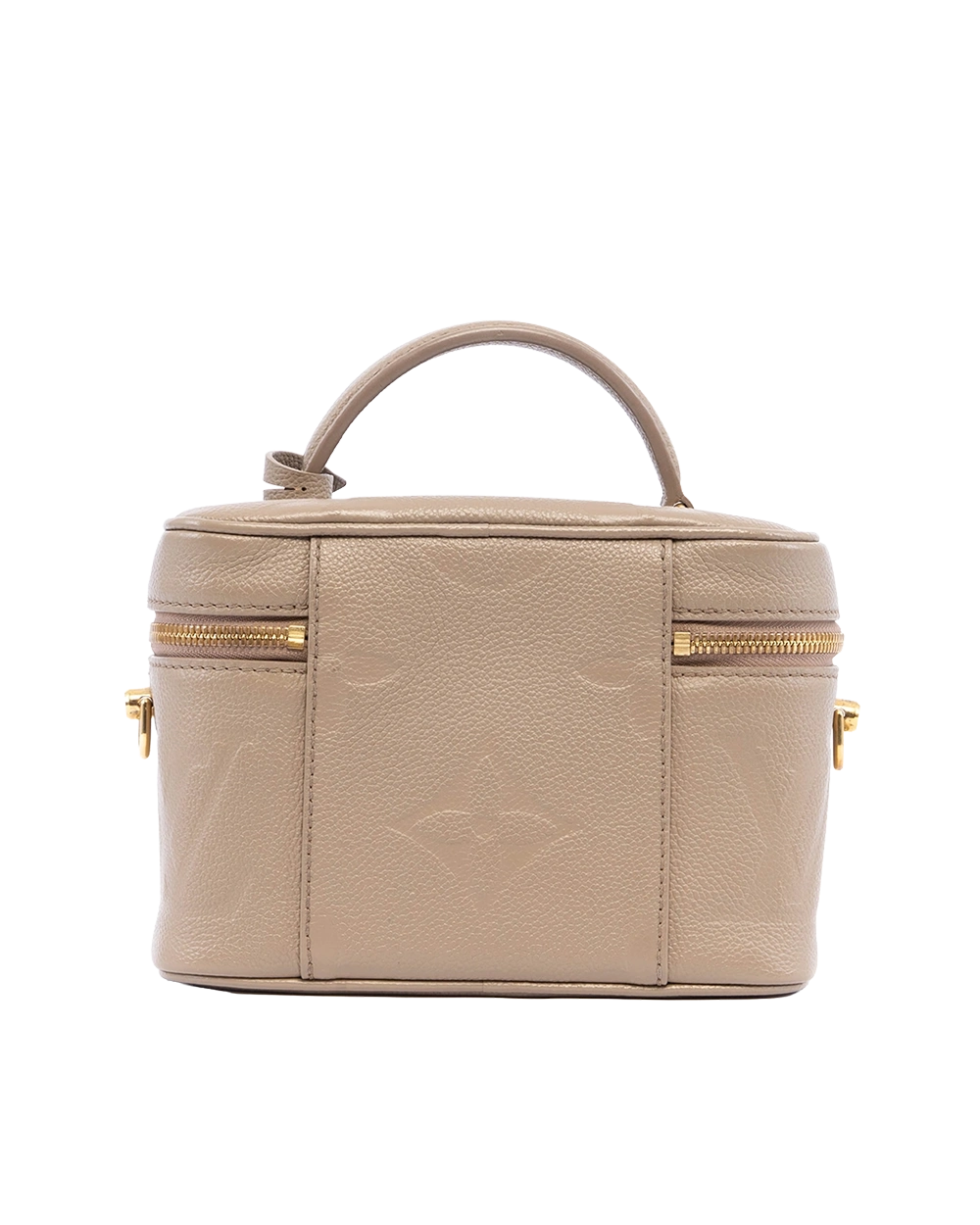 LV VANITY PM GRAY GIANT MONOGRAM CALF GHW MICROCHIP 01155