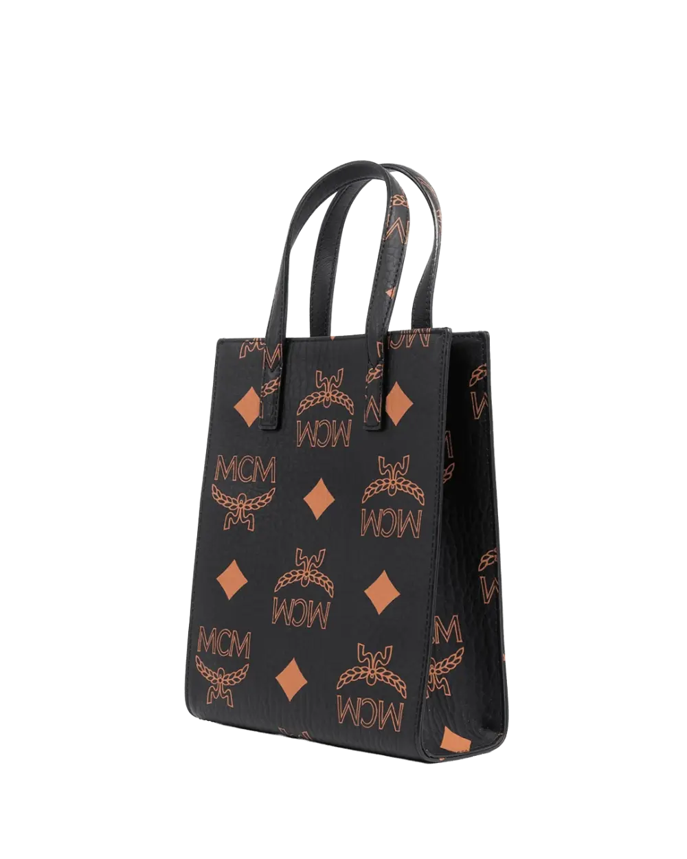MCM AREN TOTE MINI BLACK CANVAS BHW MMTDATA01BK001 06256
