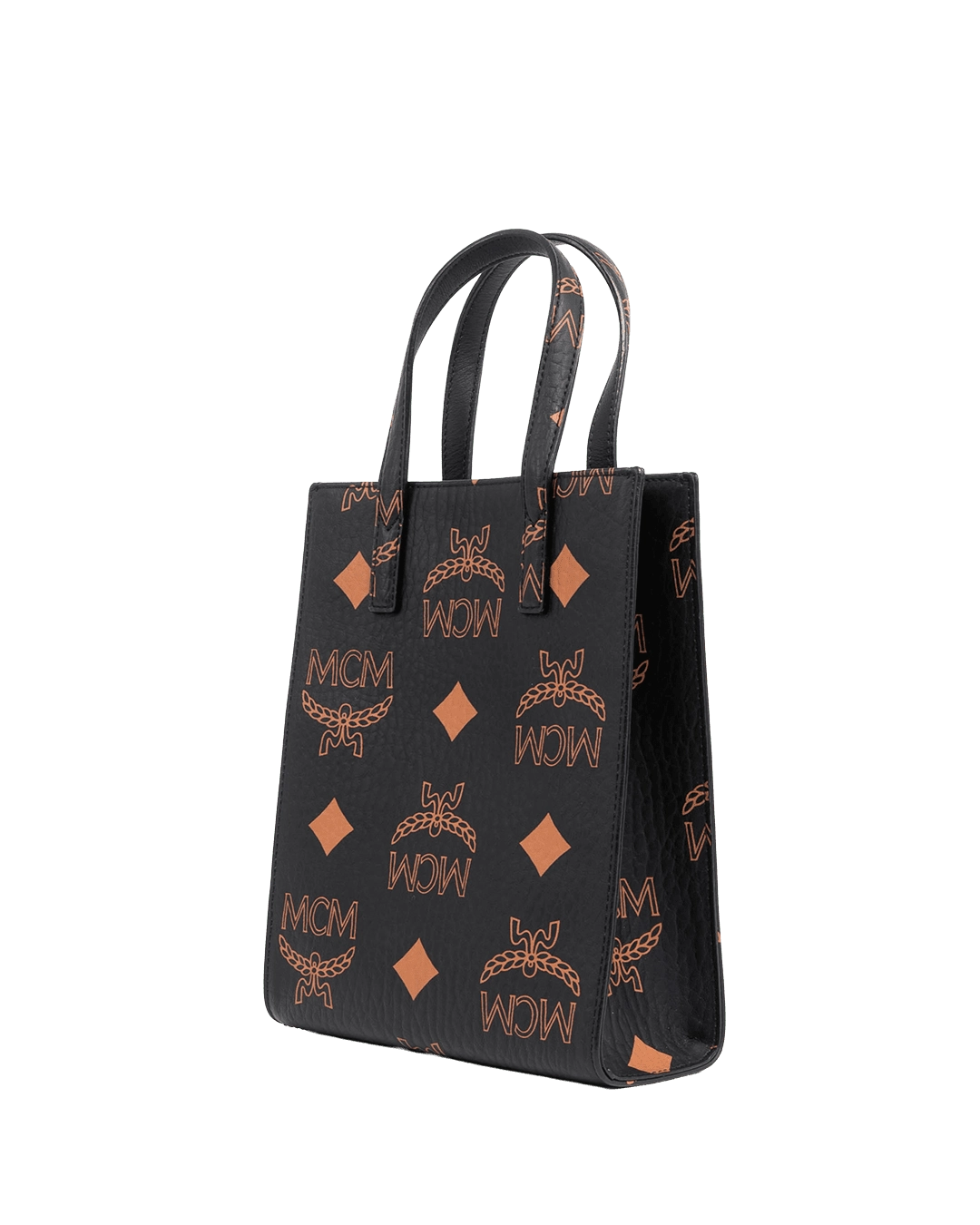 MCM AREN TOTE MINI BLACK CANVAS BHW MMTDATA01BK001 06256