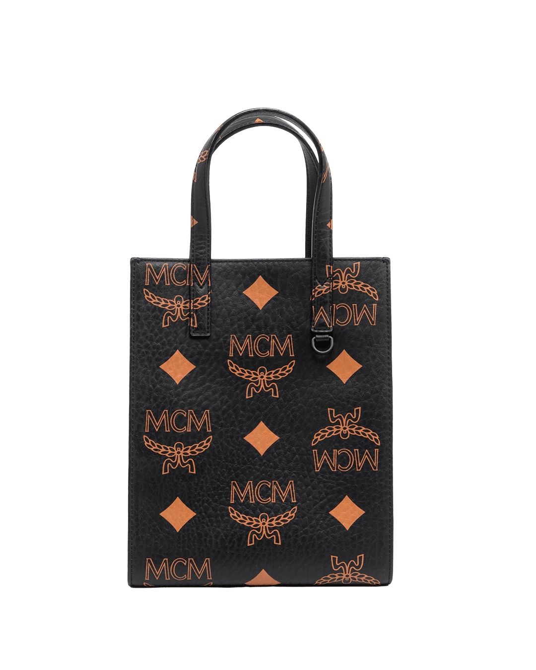 MCM AREN TOTE MINI BLACK CANVAS BHW MMTDATA01BK001 06258