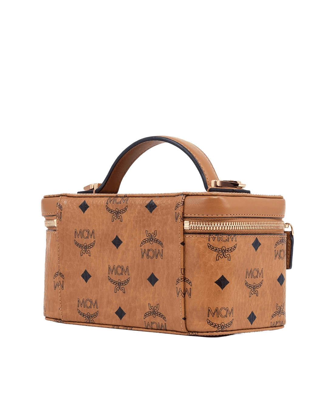 MCM ROCKSTAR VANITY CASE 8 BROWN CANVAS GHW MYZBAVI01CO0001 06934 result