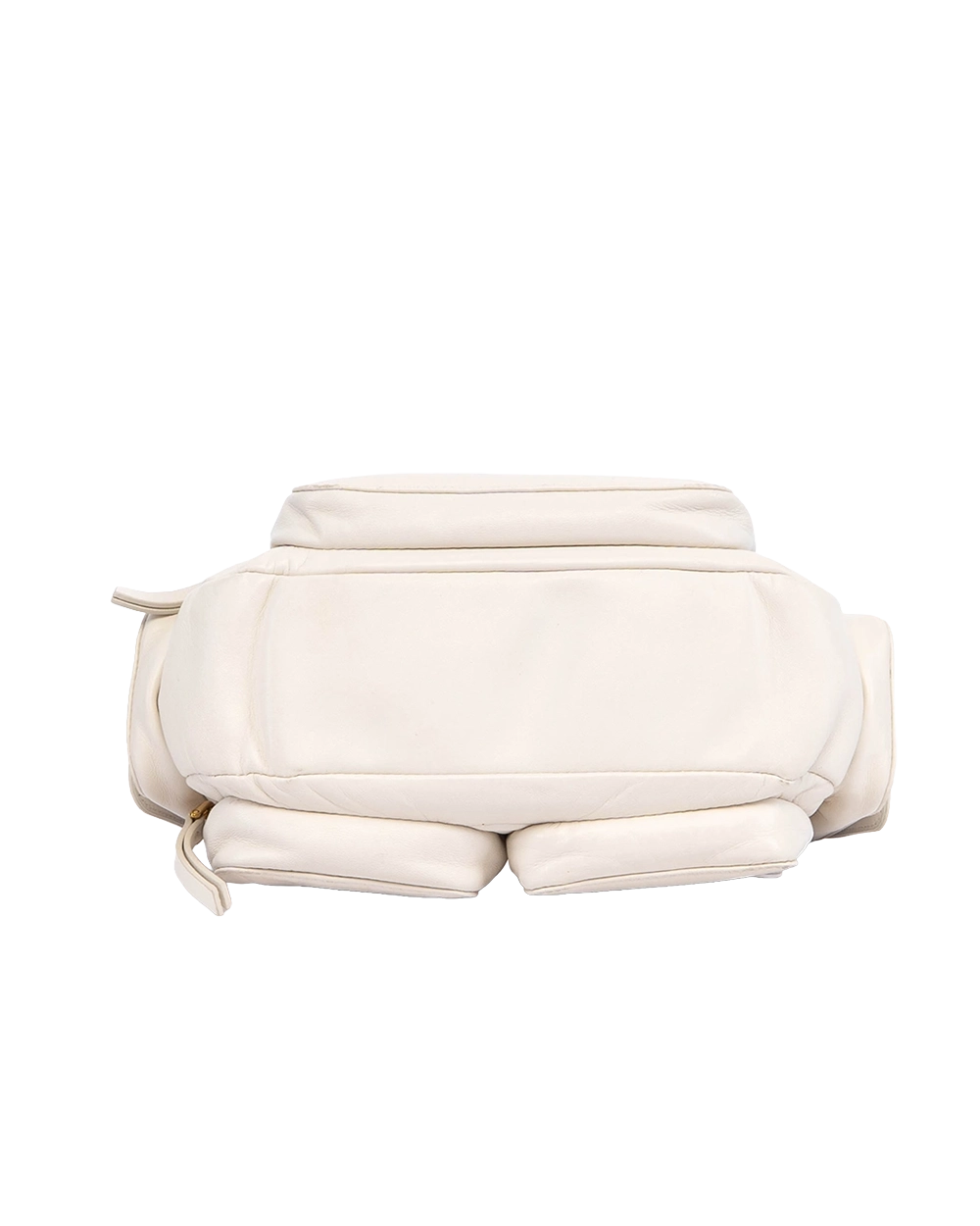 MIU MIU POCKET BAG WHITE NAPPA LEATHER GHW MICROCHIP 04233