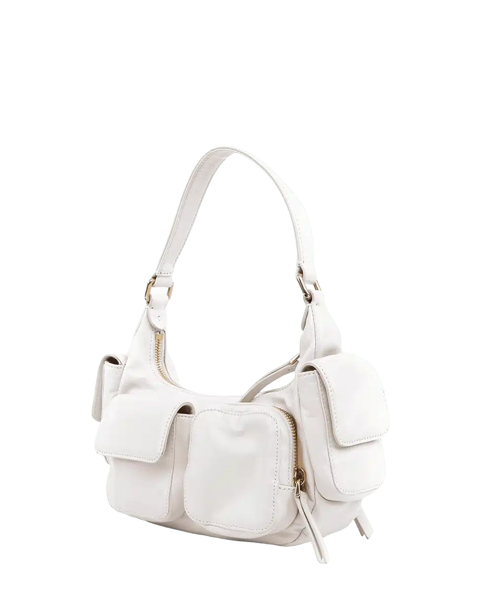 MIU MIU POCKET NAPPA WHITE NYLON GHW MICROCHIP 06974 result