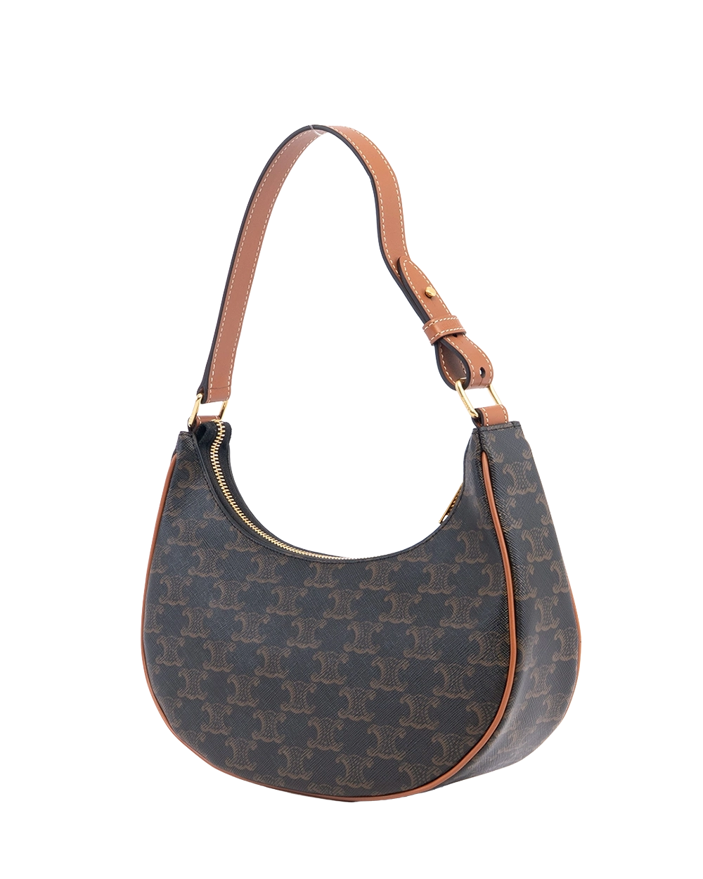 NEW CELINE AVA MEDIUM BROWN TAN CANVAS GHW U GA 1203 U AT 0283 03083 2 2