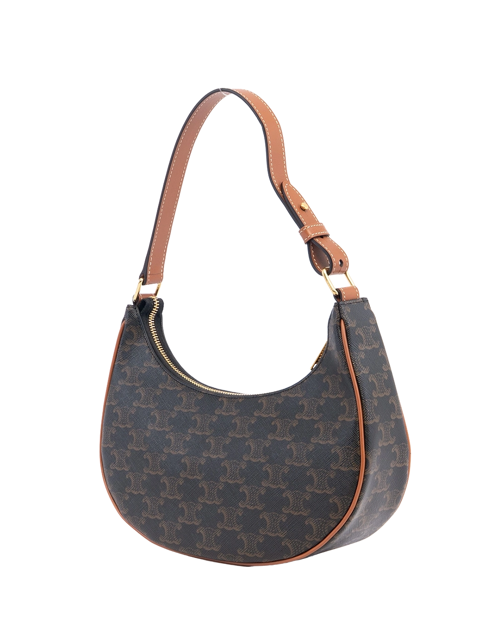 NEW CELINE AVA MEDIUM BROWN TAN CANVAS GHW U GA 1203 U AT 0283 03083 2