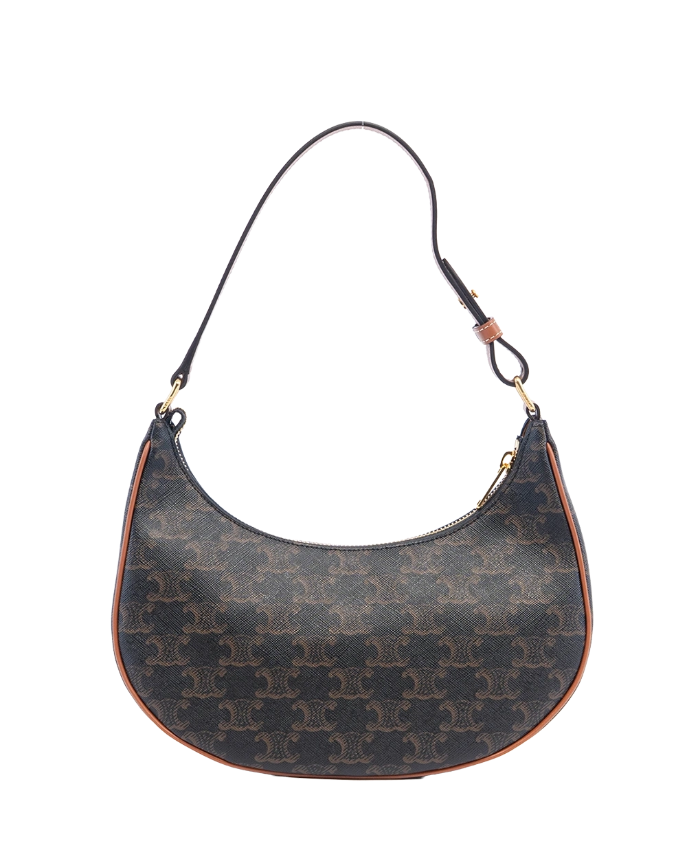 NEW CELINE AVA MEDIUM BROWN TAN CANVAS GHW U GA 1203 U AT 0283 03084 2