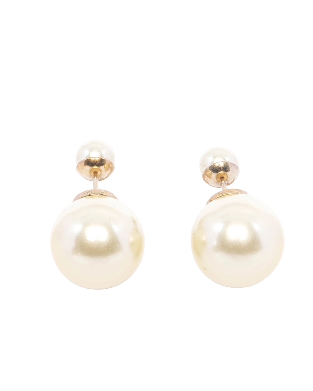 NEW DIOR TRIBALES EARRING STAR PEARL GHW 04341
