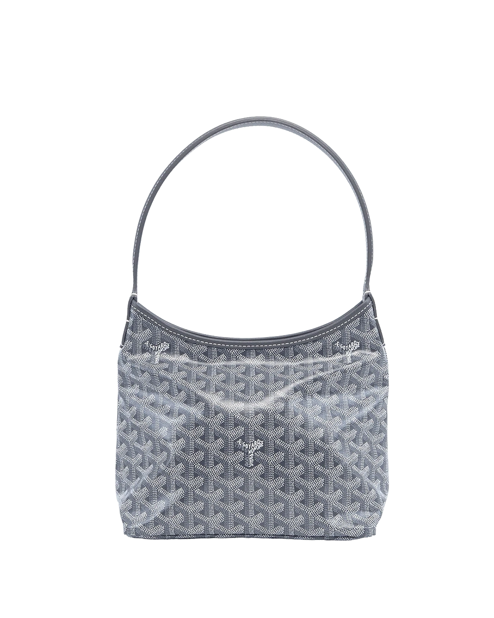 NEW GOYARD BOHEME HOBO MINI GRAY CANVAS SHW MAE 120251 08927