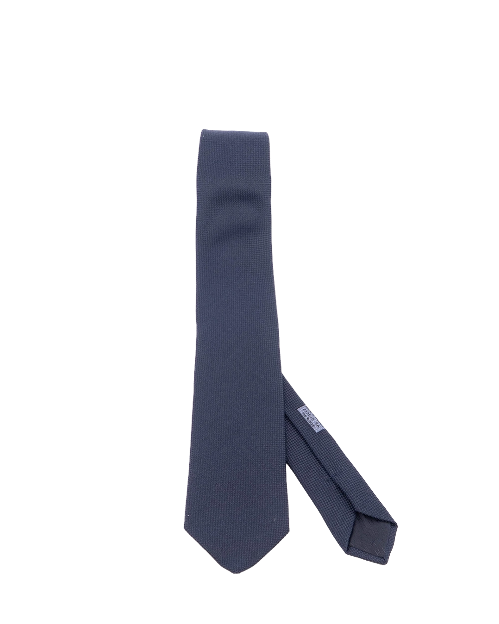 NEW HERMES NECKTIE NAVY SILK 03019