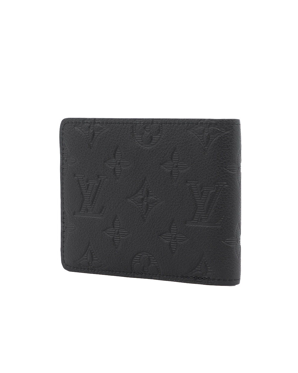 NEW LV MULTIPLE SHORT BLACK GIANT MONOGRAM CALF MICROCHIP 01587