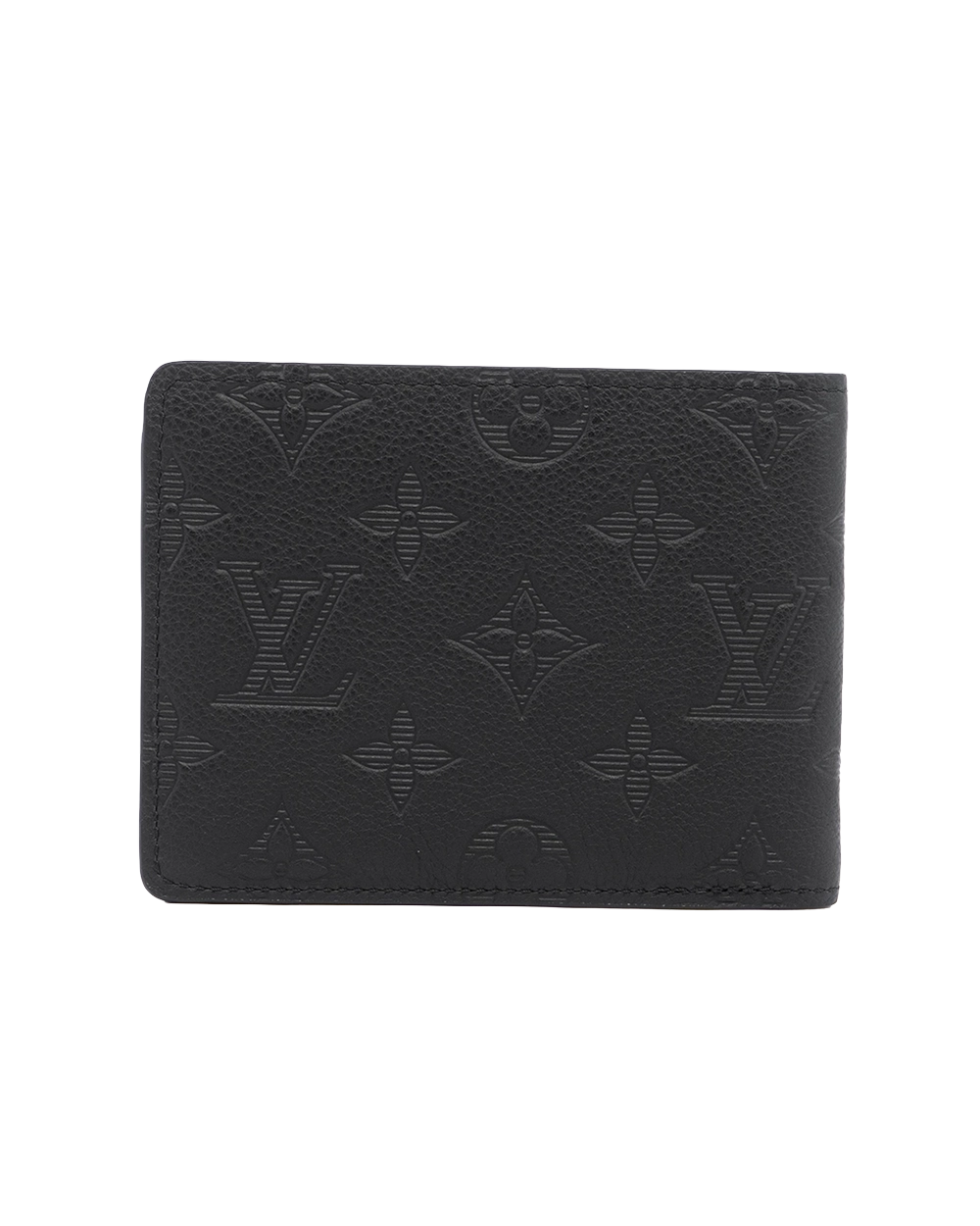 NEW LV MULTIPLE SHORT BLACK GIANT MONOGRAM CALF MICROCHIP 01588