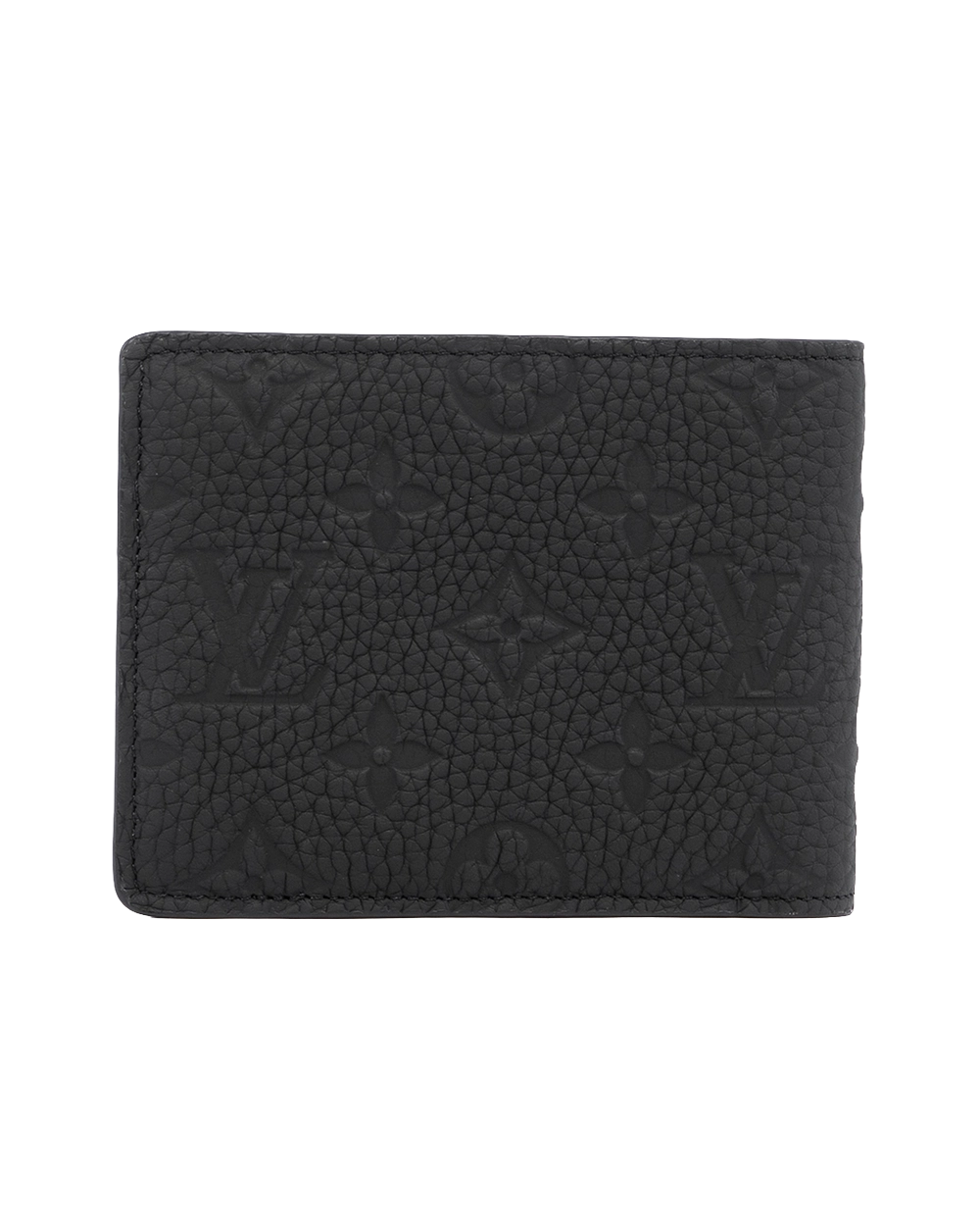 NEW LV MULTIPLE SHORT BLACK GIANT MONOGRAM CALF MICROCHIP 01613