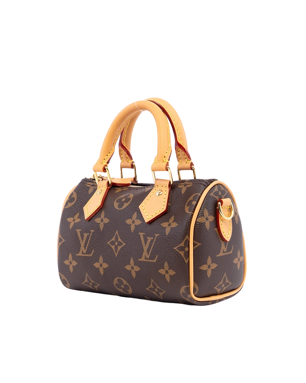 NEW LV SPEEDY BAND NANO BROWN MONOGRAM CANVAS GHW TN2255 02621