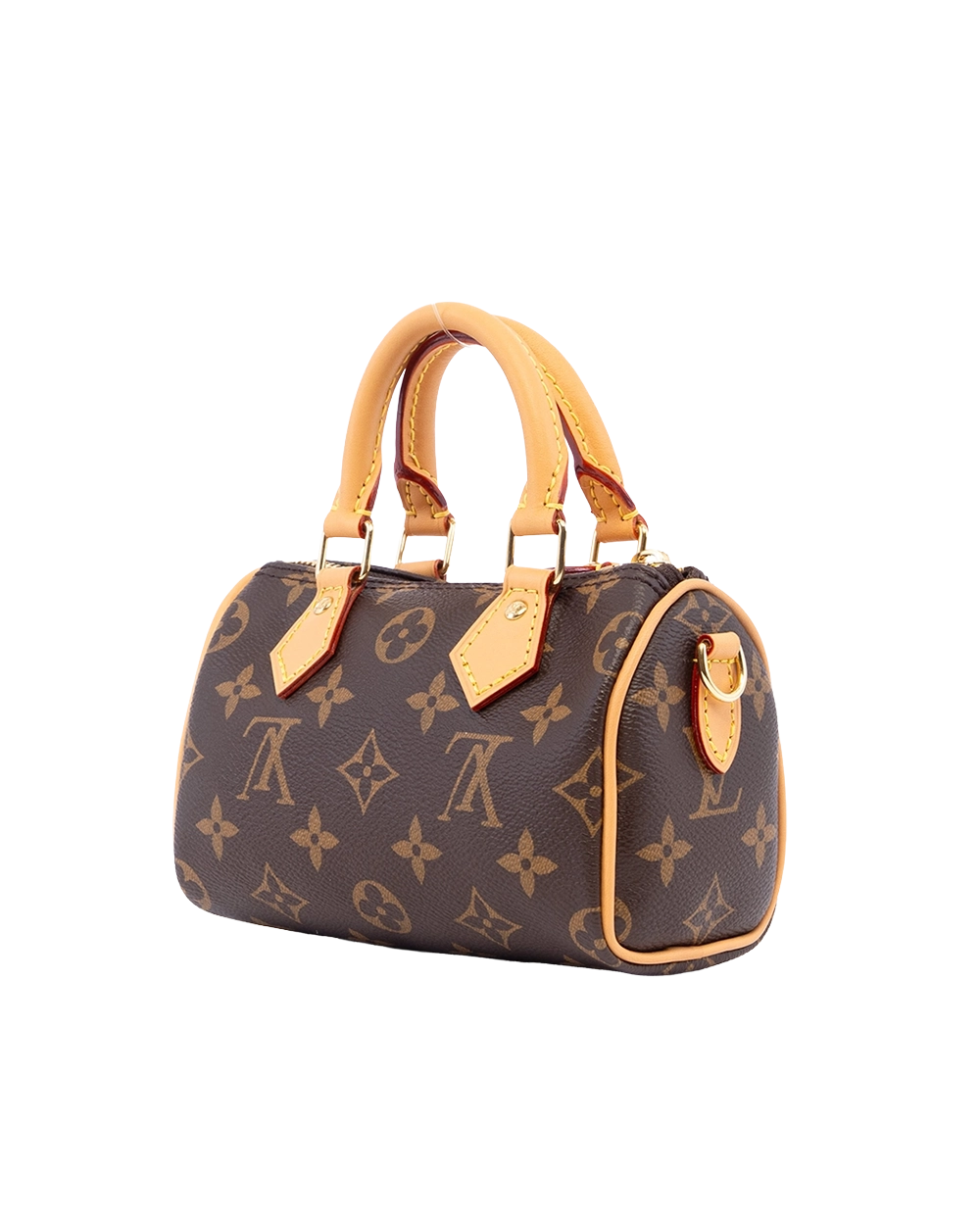 NEW LV SPEEDY BAND NANO BROWN MONOGRAM CANVAS GHW TN2255 02622