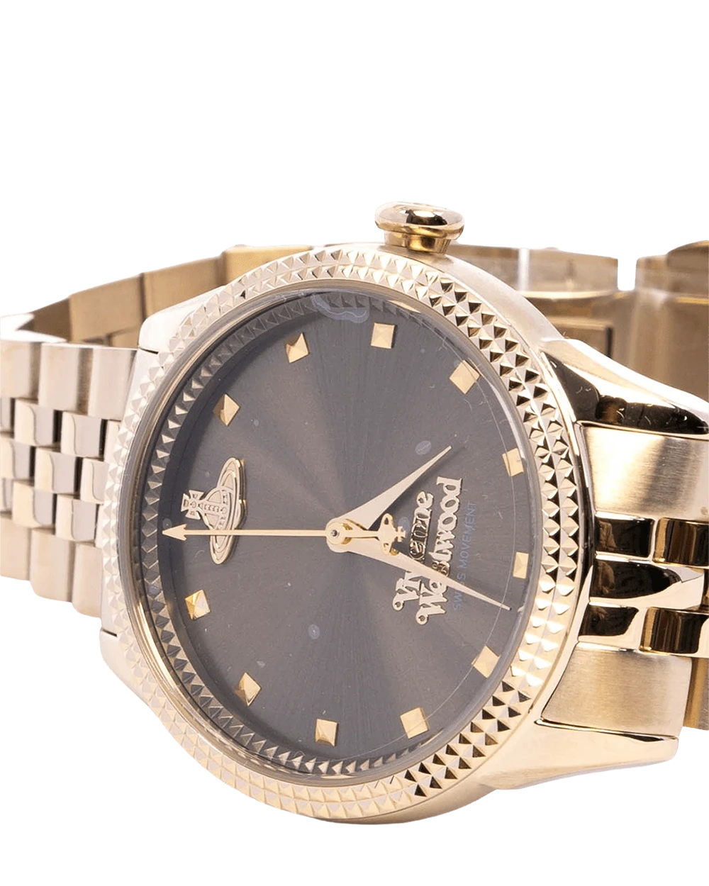 NEW VIVIENNE WESTWOOD LITTEL SEYMOUR 32 MM STAINLESS STEEL GHW VV328GRGD 09386