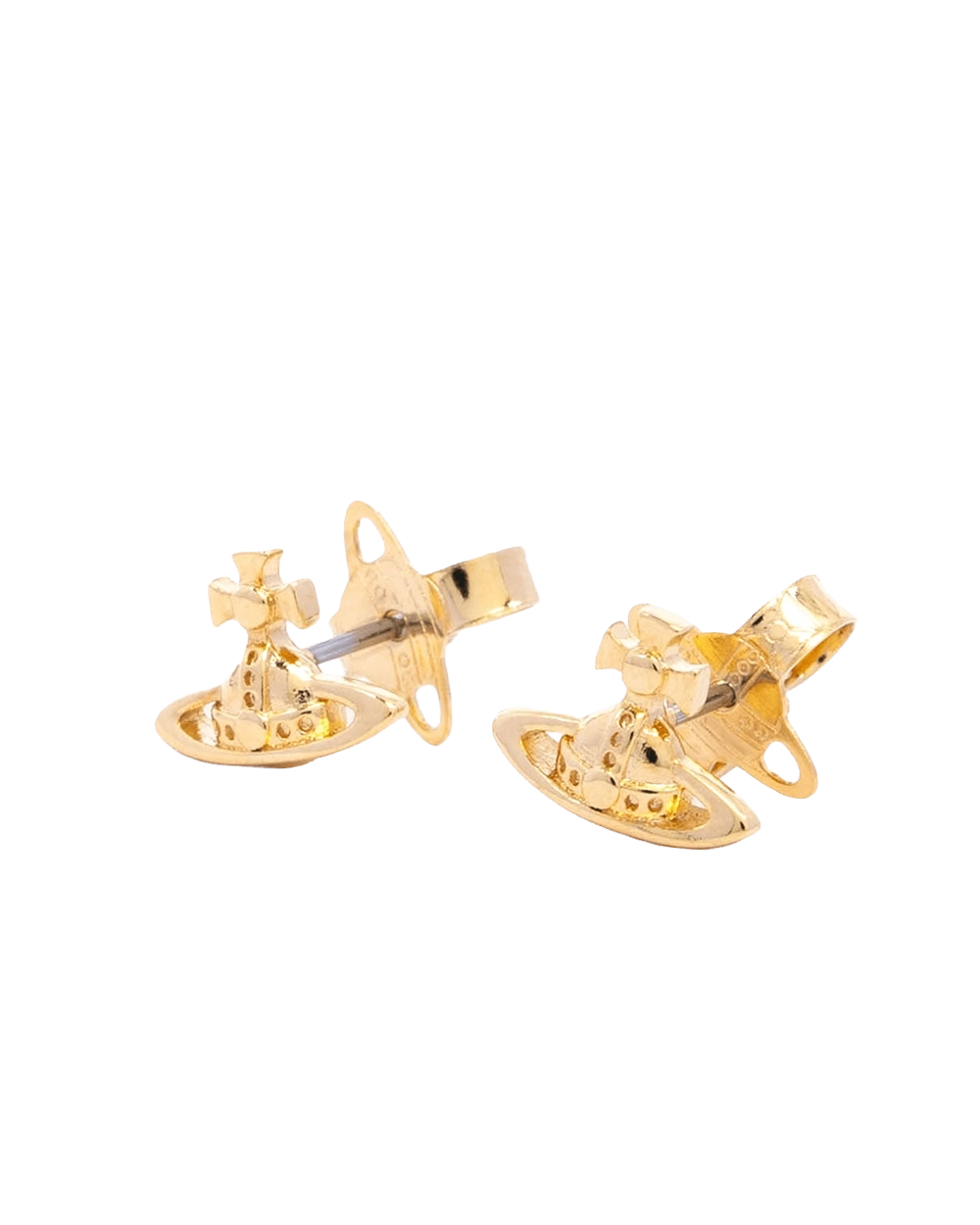 NEW VIVIENNE WESTWOOD SUZIE EARRNGS 1 CM GHW 09333
