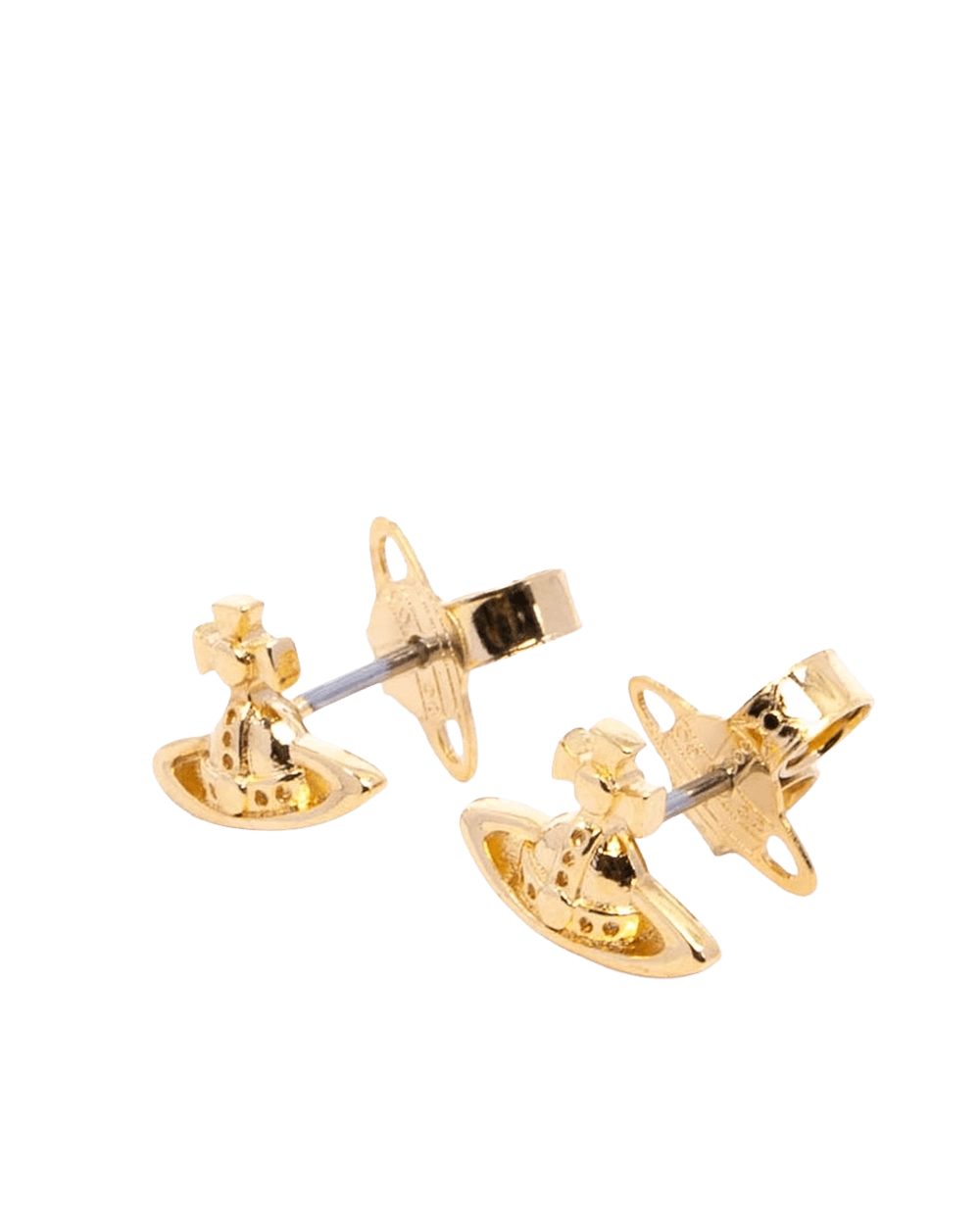 NEW VIVIENNE WESTWOOD SUZIE EARRNGS 1 CM GHW 09334