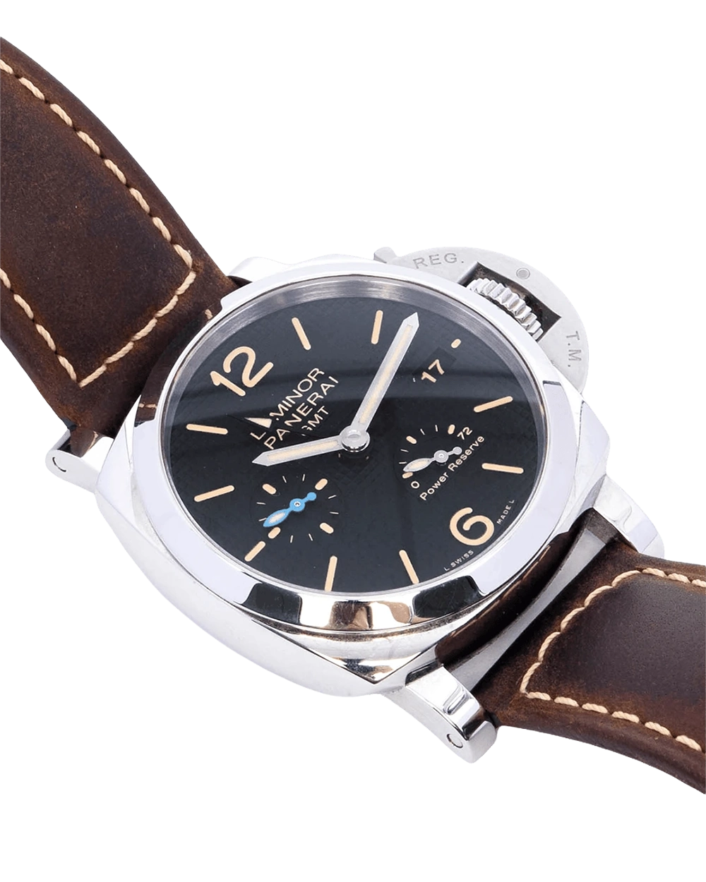 PANARAI LUMINOR 1950 42 MM BLACK STAINLESS STEEL SHW OP7122BB1984041 09984