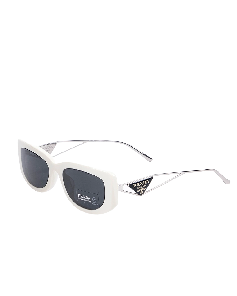PRADA SPR14Y SUNGLASSES WHITE SHW BP36639083 02948