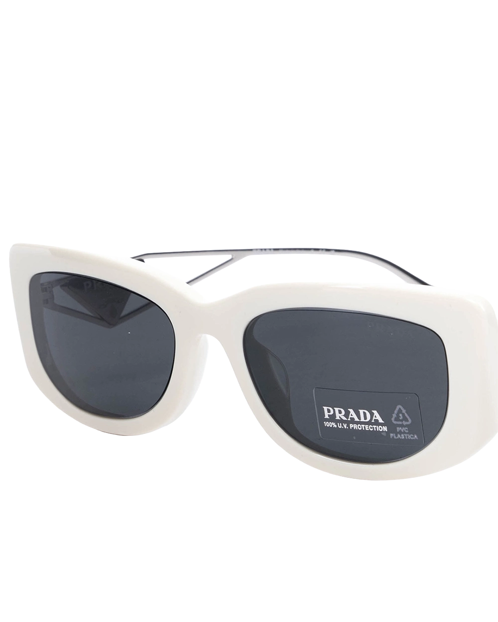 PRADA SPR14Y SUNGLASSES WHITE SHW BP36639083 02951