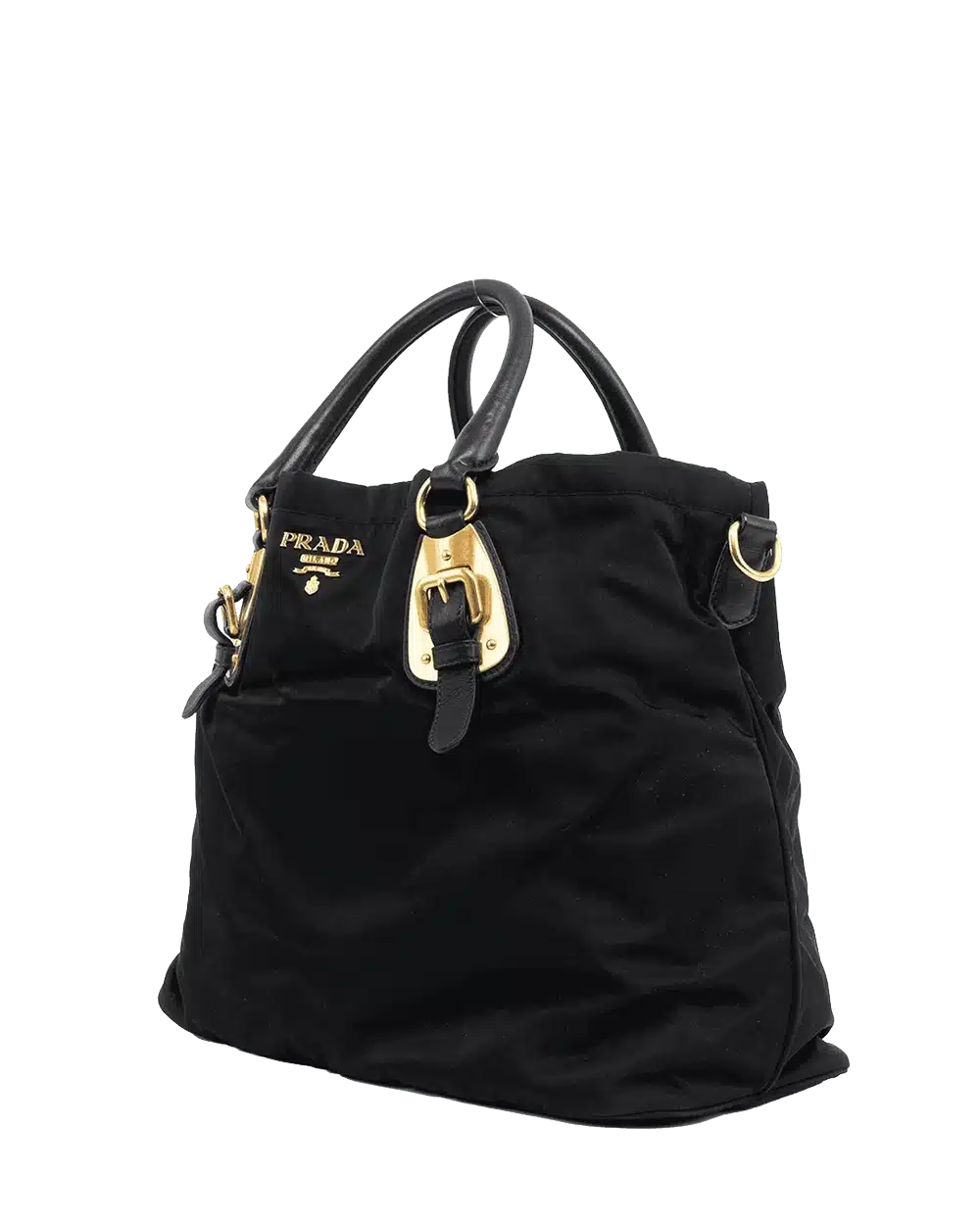 PRADA TESSUTO TOTE BLACK NYLON GHW BN1902 07274 result