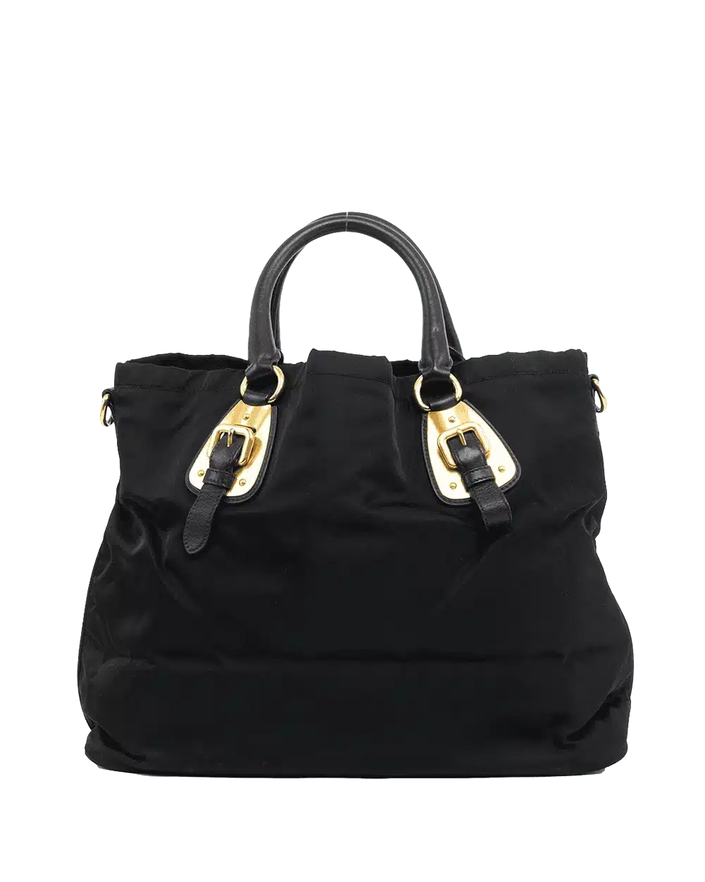 PRADA TESSUTO TOTE BLACK NYLON GHW BN1902 07276 result