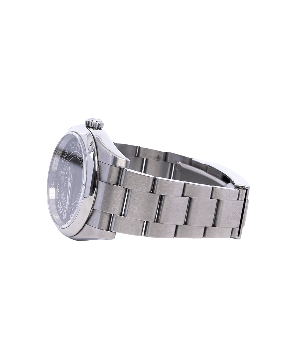 ROLEX OYSTER PERPETUAL 36 MM BLACK STAINLESS STEEL SHW M724729 09960