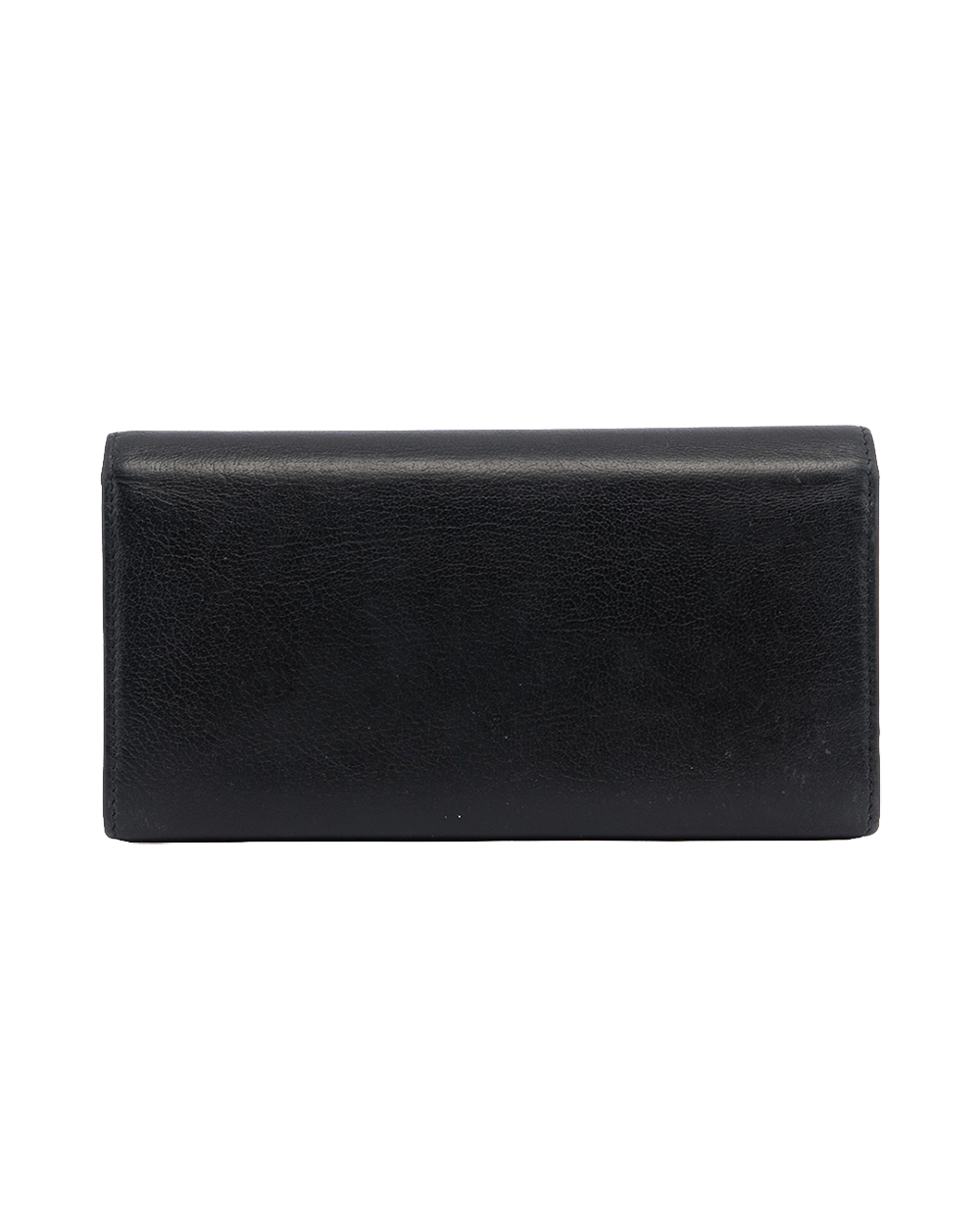 YSL BELL DE JOUR WALLET LONG BLACK CALF GHW 03118 2