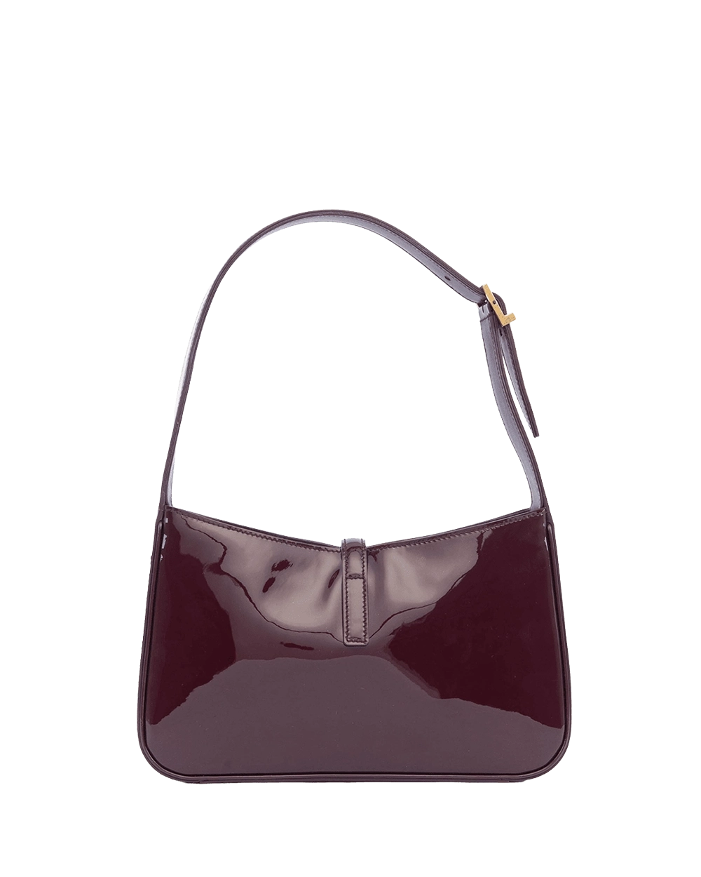YSL LE 5 A7 HOBO RED WINE PATENT GHW PMR 657228 0125 05785