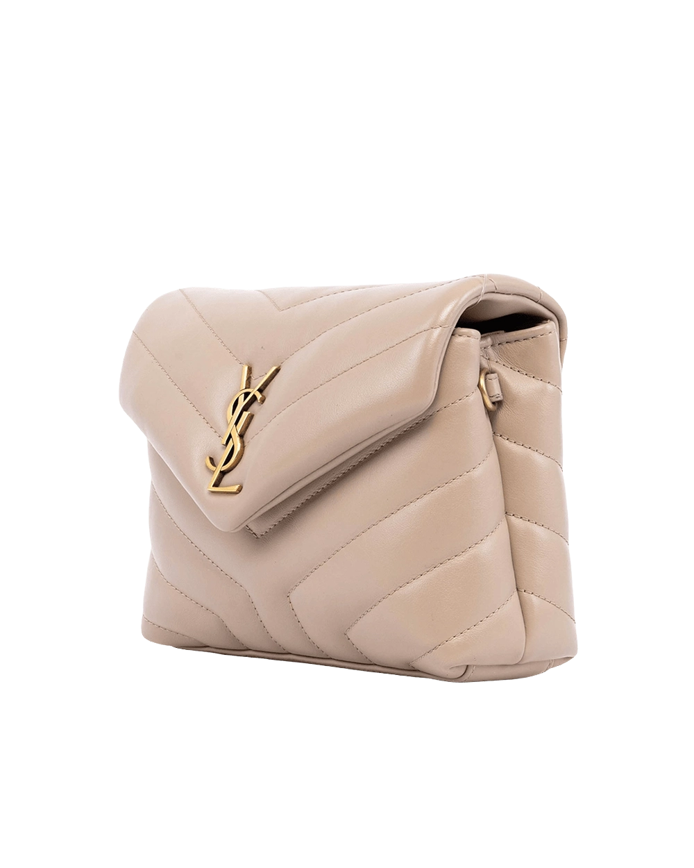 YSL LOU LOU MINI BEIGE CALF GHW BRS 678401 0821 09792