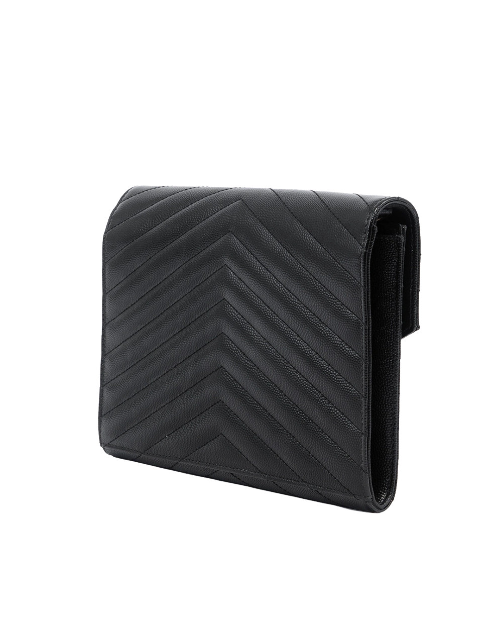 YSL POUCH BLACK CHEVRON GHW GAB 617662 0922 01972 result