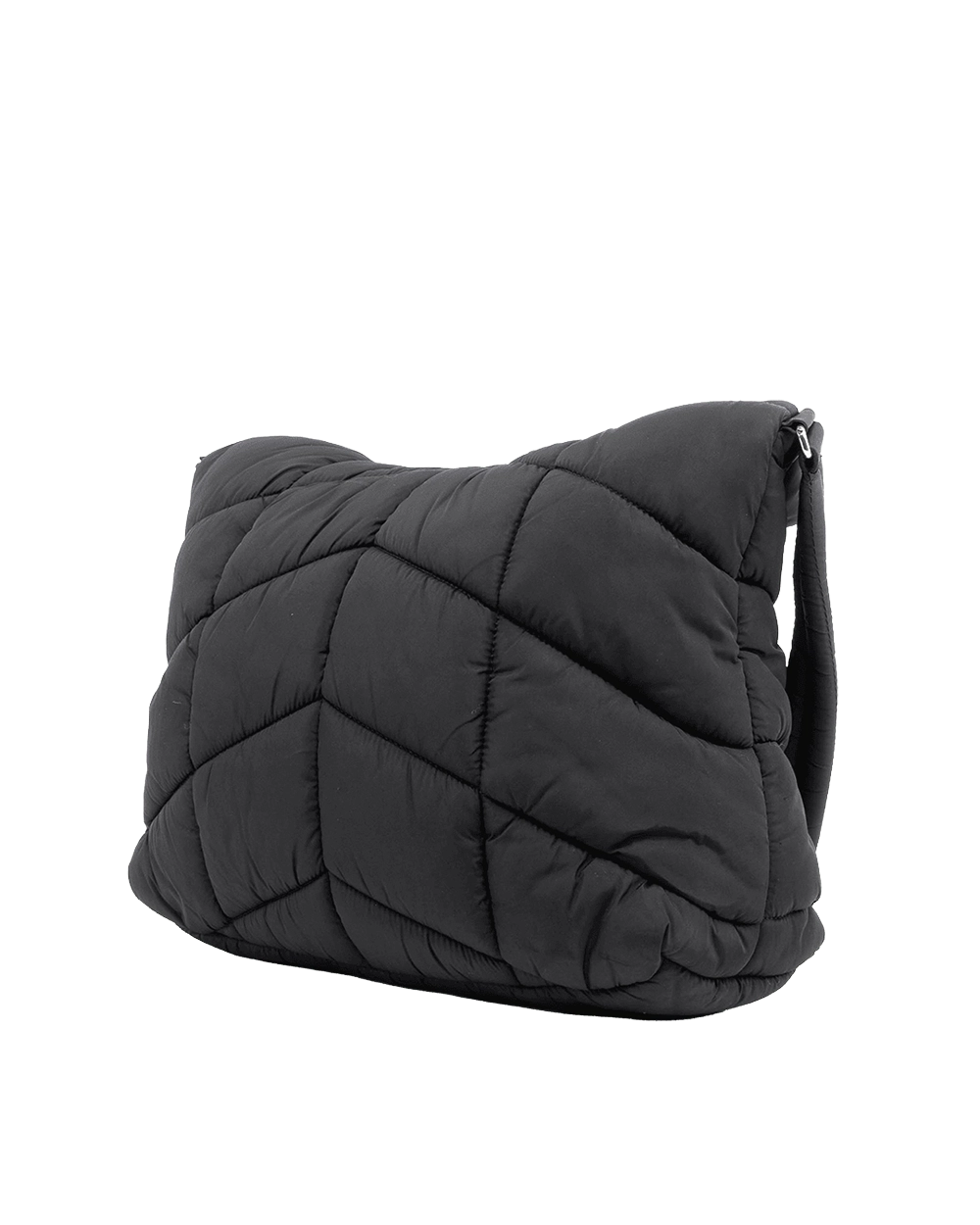 YSL PUFFER MEDIUM BLACK NYLON SOBLACK GAB733630 1222 09246