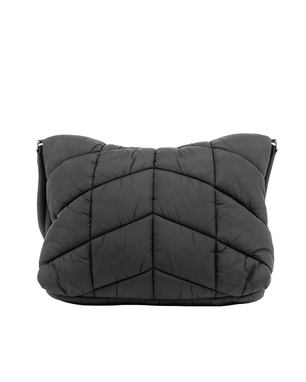 YSL PUFFER MEDIUM BLACK NYLON SOBLACK GAB733630 1222 09247