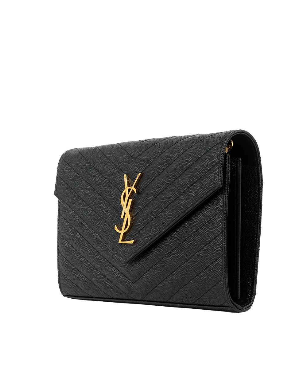 YSL WOC 9.5 BLACK CHEVRON GHW CFP 377828 0919 03864