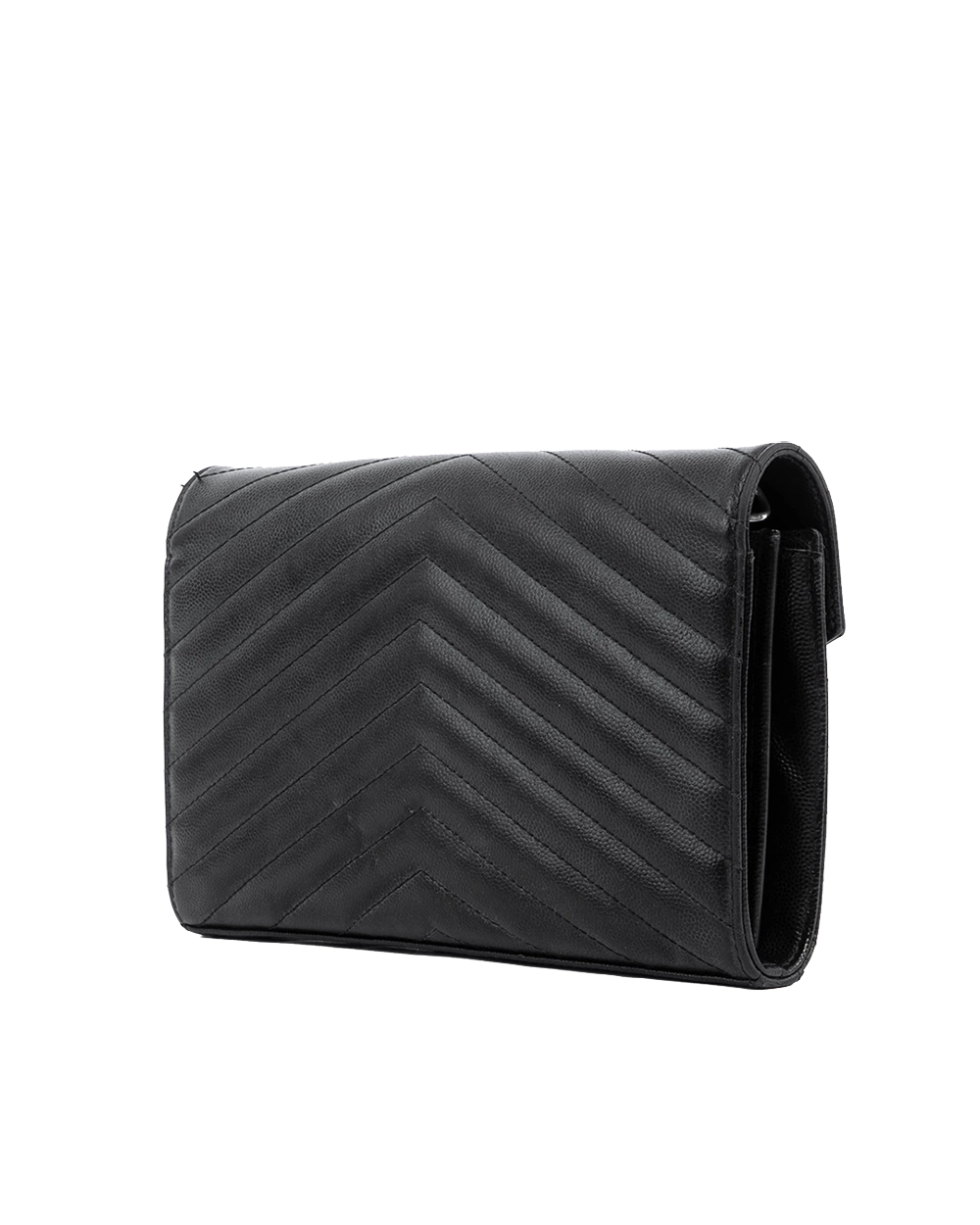 YSL WOC 9.5 BLACK CHEVRON SHW GUB 377282 06622 00418