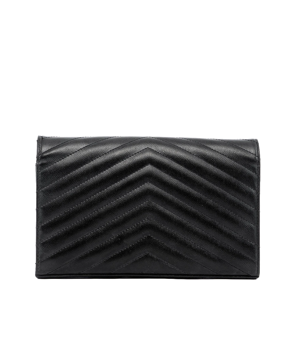 YSL WOC 9.5 BLACK CHEVRON SHW GUB 377282 06622 00419
