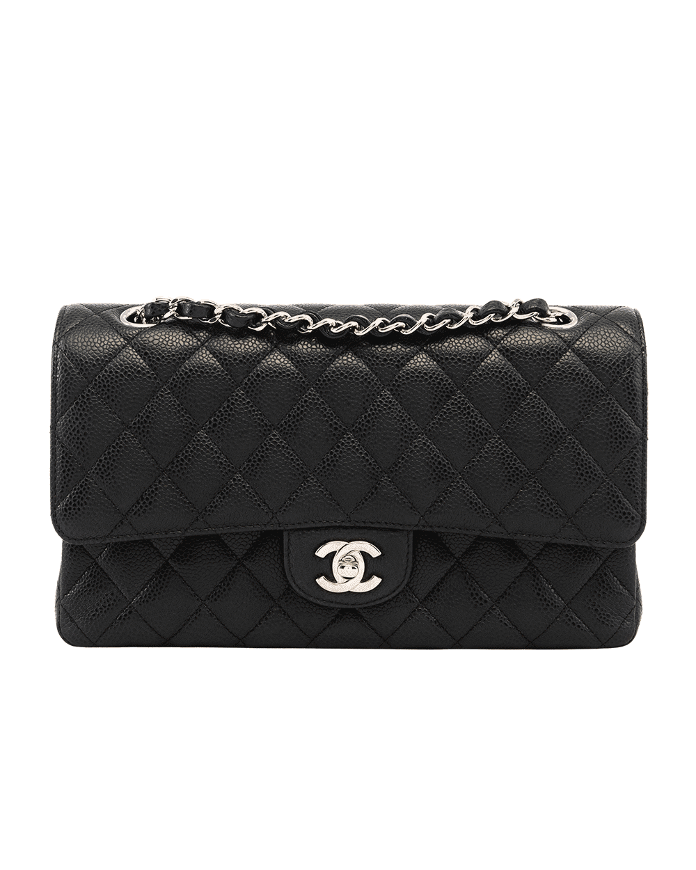 1 CHANEL CLASSIC 10 BLACK CAVIAR SHW 28007867 1450