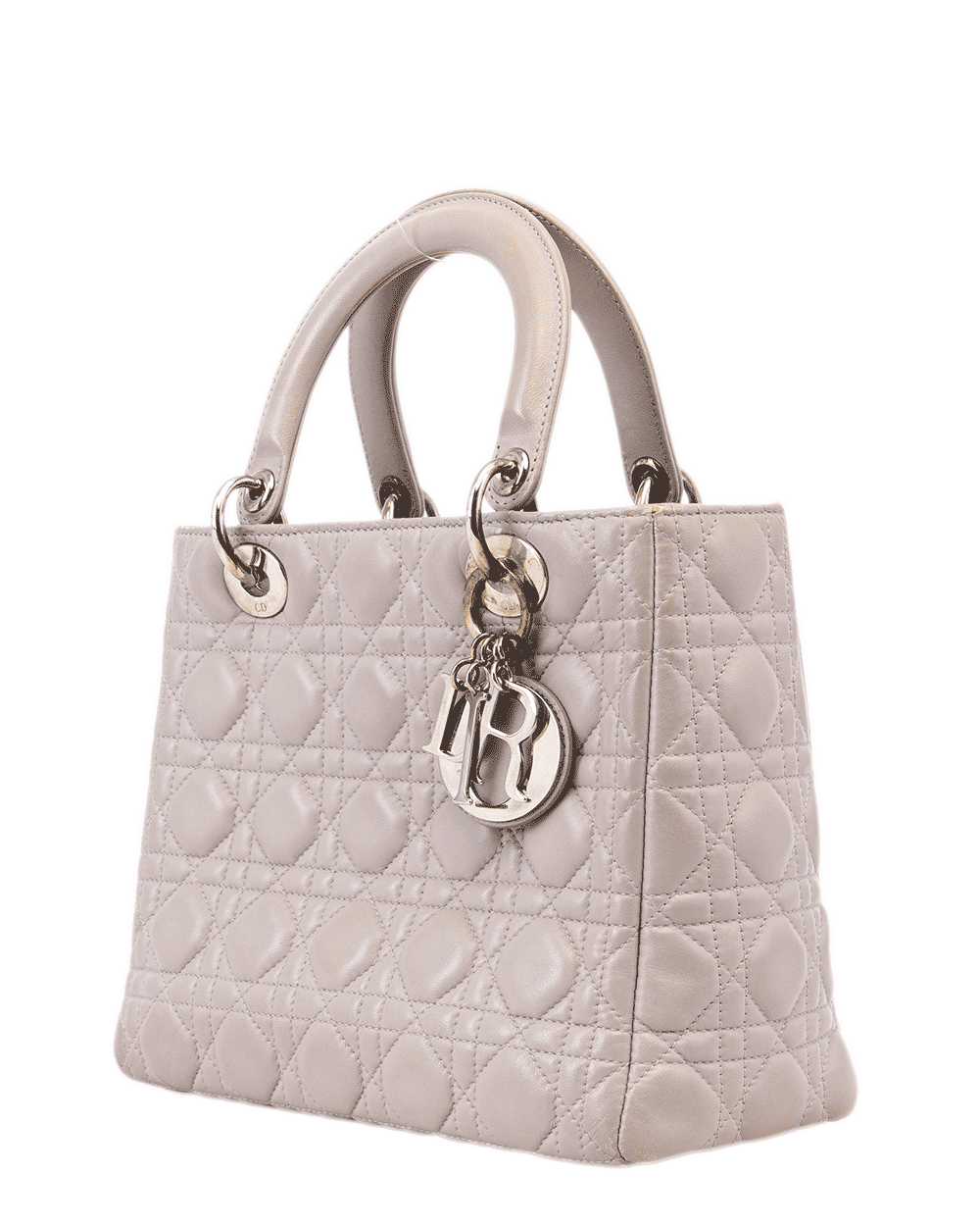 1 DIOR LADY MEDIUM GREY LAMB SHW 06 MA 0161 1282