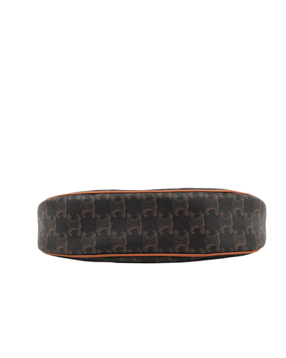 10 CELINE AVA TRIOMPHE MEDIUM BROWN TAN CANVAS GHW U GA 5202 0317