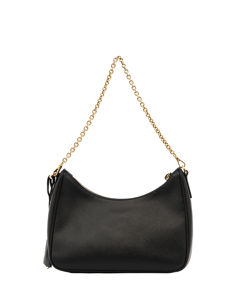 100 PRADA RE EDITION 2005 BLACK SAFFIANO GHW MICROCHIP 1487