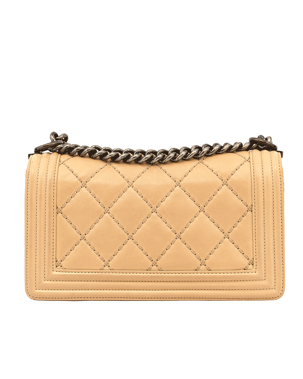 101CHANEL BOY 10 BEIGE LAMB RHW 18681559 1253