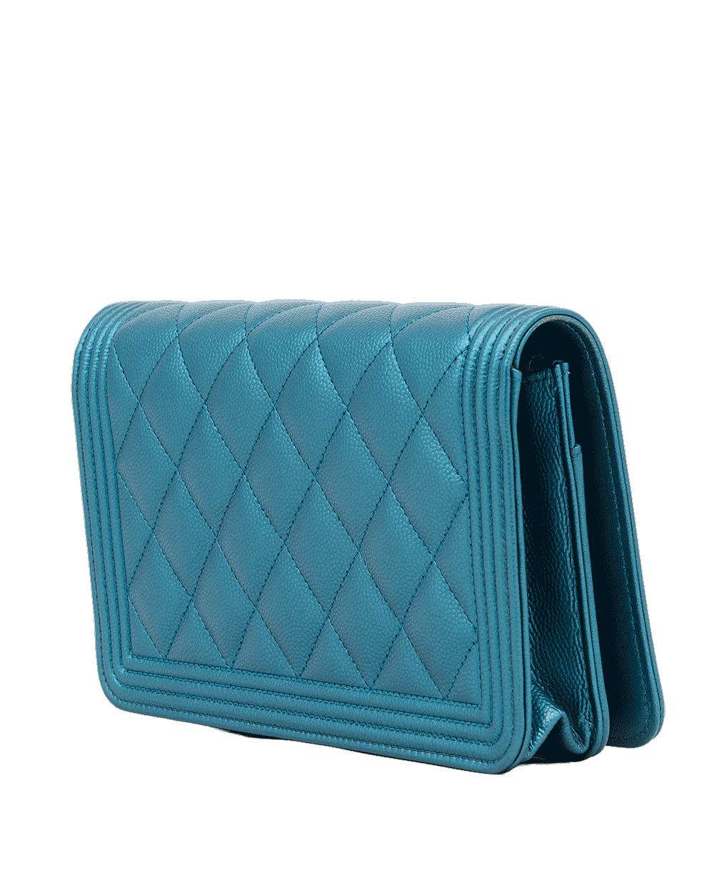 107 CHANEL BOY WOC 7.5 BLUE SKY BLUE MATELASSE RSHW 24823576 1331